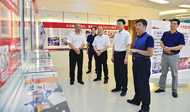 福建省人大常委會(huì)黨組書記、副主任張廣敏蒞臨虹潤(rùn)公司調(diào)研指導(dǎo)